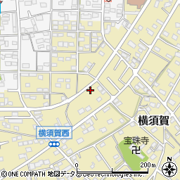 静岡県浜松市浜名区横須賀1269周辺の地図