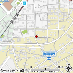 静岡県浜松市浜名区横須賀1410周辺の地図
