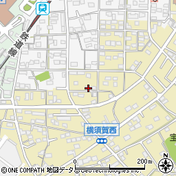 静岡県浜松市浜名区横須賀1413周辺の地図
