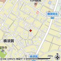 静岡県浜松市浜名区横須賀530-2周辺の地図