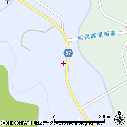 岡山県加賀郡吉備中央町西429周辺の地図