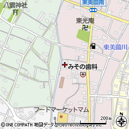 静岡県浜松市浜名区東美薗123周辺の地図