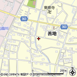 静岡県浜松市浜名区善地475-2周辺の地図