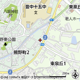 おたからや　熊野町店周辺の地図