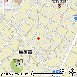 静岡県浜松市浜名区横須賀558周辺の地図