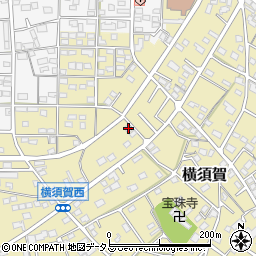 静岡県浜松市浜名区横須賀1271周辺の地図