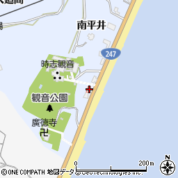 愛知県知多郡美浜町時志南平井88周辺の地図