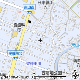 兵庫県姫路市東山1355周辺の地図