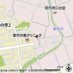 静岡県掛川市家代2179周辺の地図