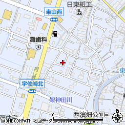 兵庫県姫路市東山1350周辺の地図