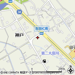 静岡県榛原郡吉田町神戸1550周辺の地図