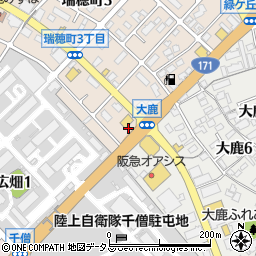 兵庫県伊丹市瑞穂町1丁目11周辺の地図
