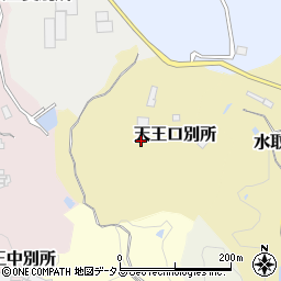 京都府京田辺市天王口別所周辺の地図
