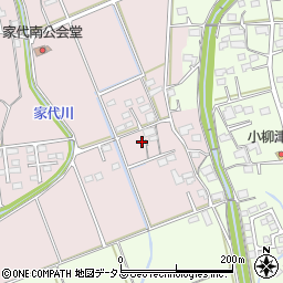 静岡県掛川市家代72周辺の地図