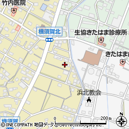 静岡県浜松市浜名区横須賀594-3周辺の地図