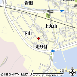 愛知県西尾市東幡豆町走り付50周辺の地図