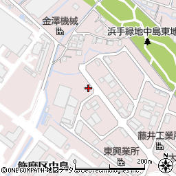 兵庫県姫路市飾磨区中島3366-1周辺の地図