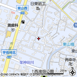 兵庫県姫路市東山1342周辺の地図