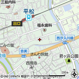 兵庫県姫路市大津区吉美822周辺の地図