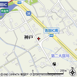 静岡県榛原郡吉田町神戸1528-2周辺の地図