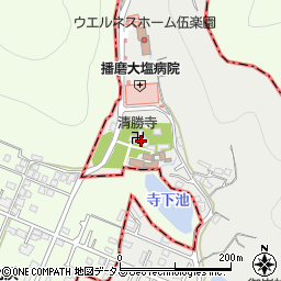 清山荘老人ホーム事務室周辺の地図