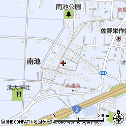 兵庫県高砂市阿弥陀町南池237周辺の地図