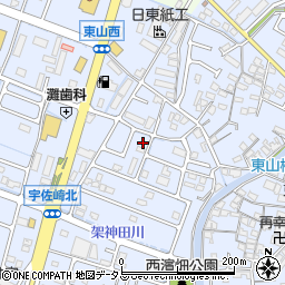 兵庫県姫路市東山1354周辺の地図