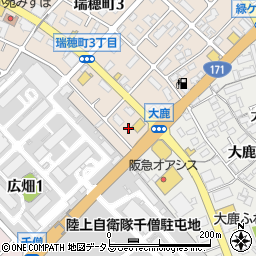 兵庫県伊丹市瑞穂町1丁目5周辺の地図