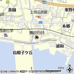 鶴田石材周辺の地図