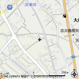 静岡県榛原郡吉田町大幡周辺の地図