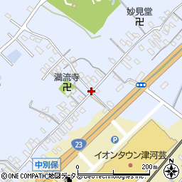 上野中周辺の地図