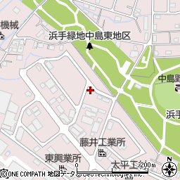 兵庫県姫路市飾磨区中島3422周辺の地図