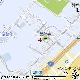 三重県津市河芸町上野周辺の地図
