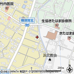 静岡県浜松市浜名区横須賀600周辺の地図