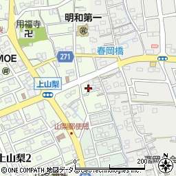 静岡県袋井市上山梨650周辺の地図