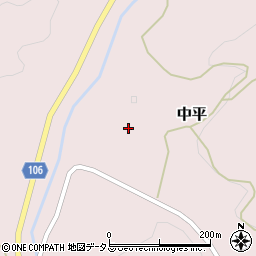 広島県神石郡神石高原町中平472周辺の地図
