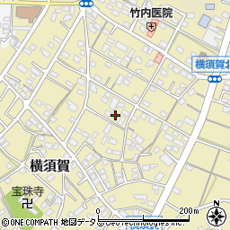 静岡県浜松市浜名区横須賀613-2周辺の地図