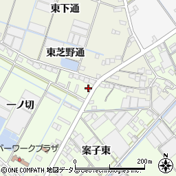 愛知県西尾市一色町生田一ノ切40周辺の地図