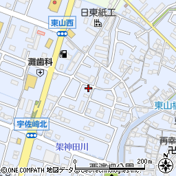 兵庫県姫路市東山1353周辺の地図