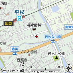 兵庫県姫路市大津区吉美828周辺の地図