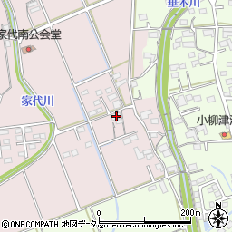 静岡県掛川市家代95周辺の地図