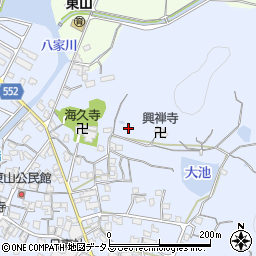 兵庫県姫路市東山802周辺の地図