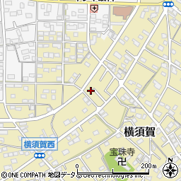 静岡県浜松市浜名区横須賀1288-1周辺の地図