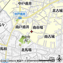 愛知県蒲郡市形原町南市場43周辺の地図