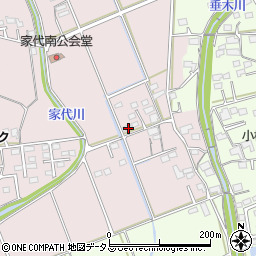 静岡県掛川市家代149周辺の地図