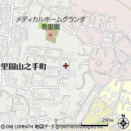大阪府枚方市香里園山之手町43-13周辺の地図