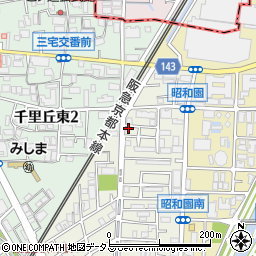 荒川酒店周辺の地図