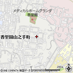 大阪府枚方市香里園山之手町41-3周辺の地図