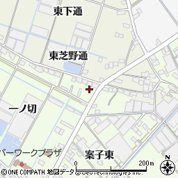 愛知県西尾市一色町生田一ノ切38周辺の地図