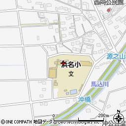 浜松市立浜名小学校周辺の地図
